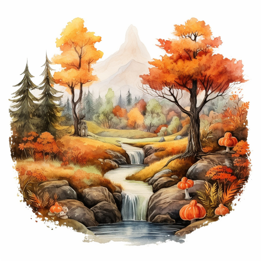 Autumn Paint Landscape Diamond Art Kit