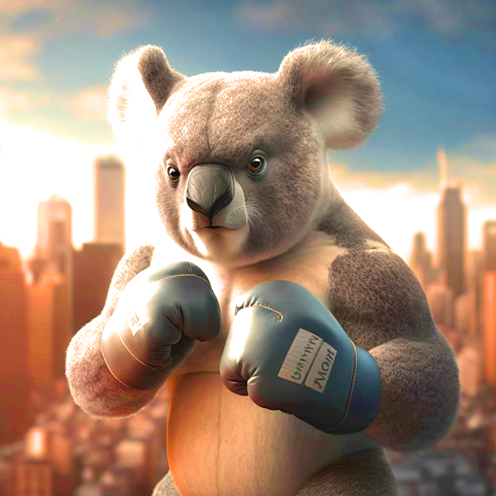 Boxing City Koala Diamond Art Kit