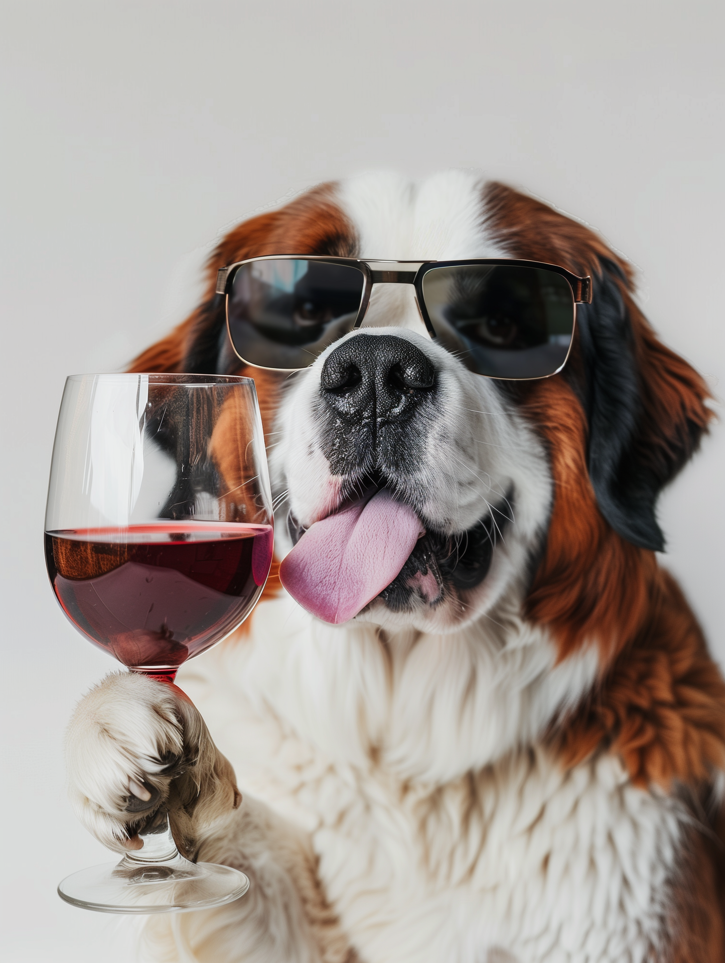 Saint Bernard Wine Diamond Art Kit