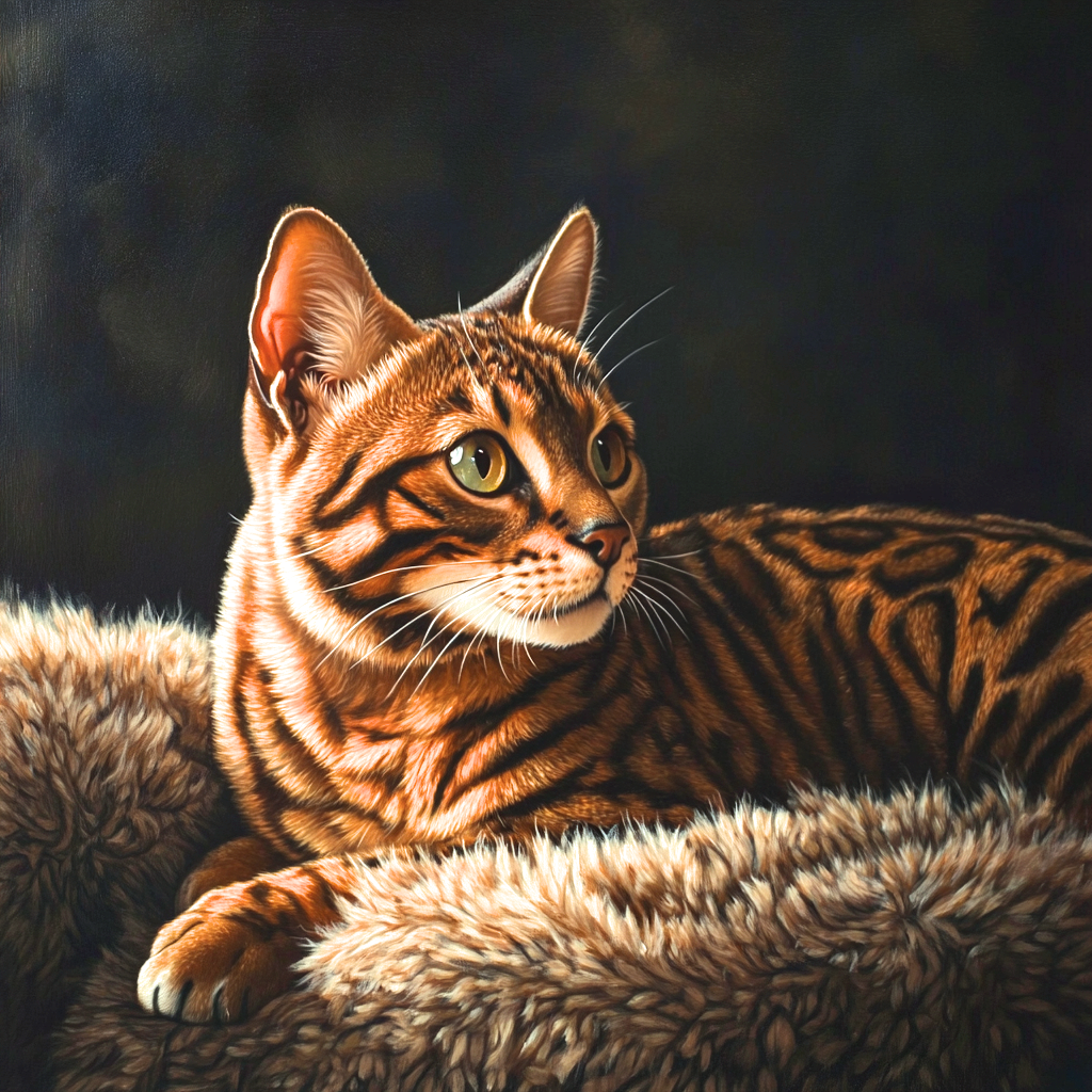 Brown Blanket Bengal Diamond Art Kit
