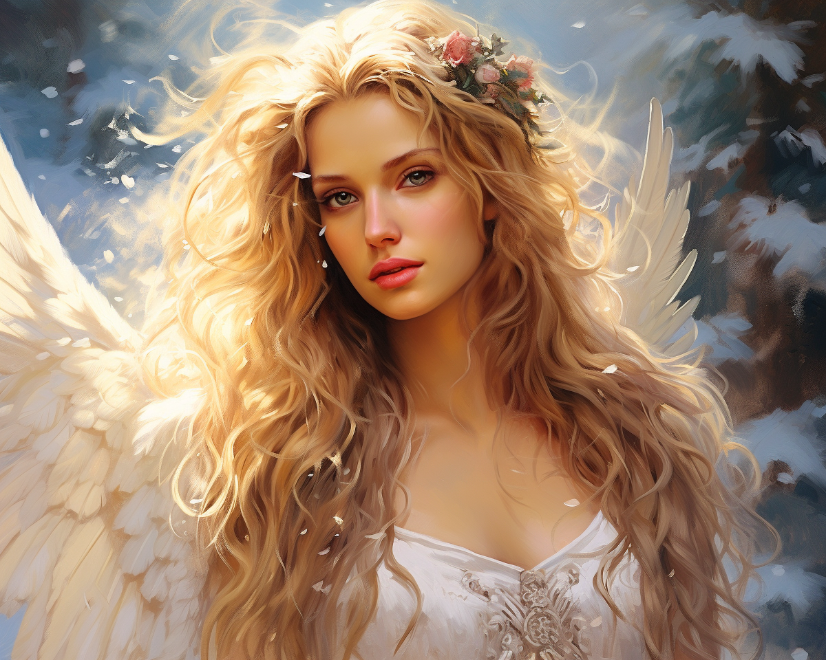 Angel In The Snow Diamond Art Kit