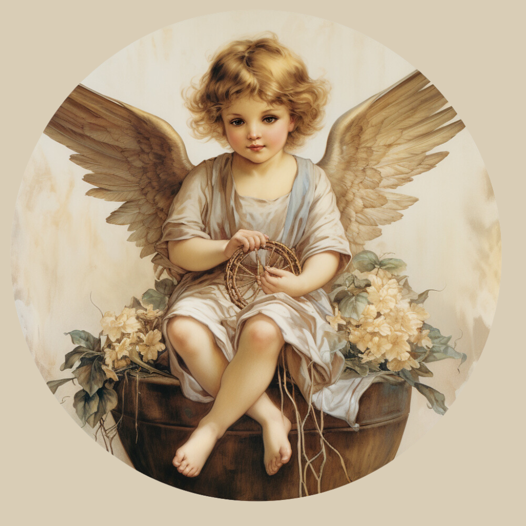 Legs Crossed Angel Diamond Art Kit