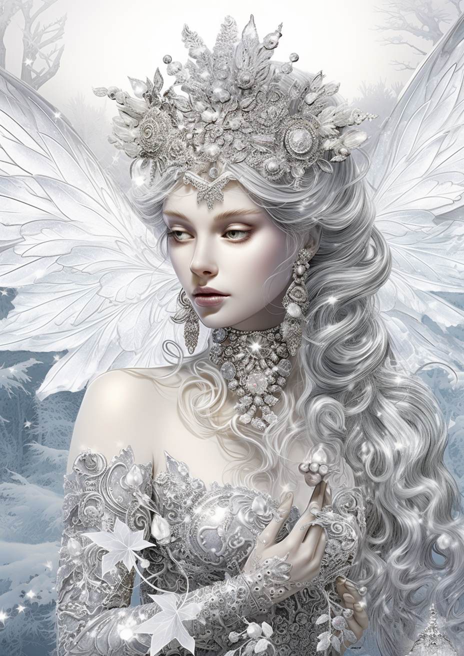 White Fairy Diamond Art Kit