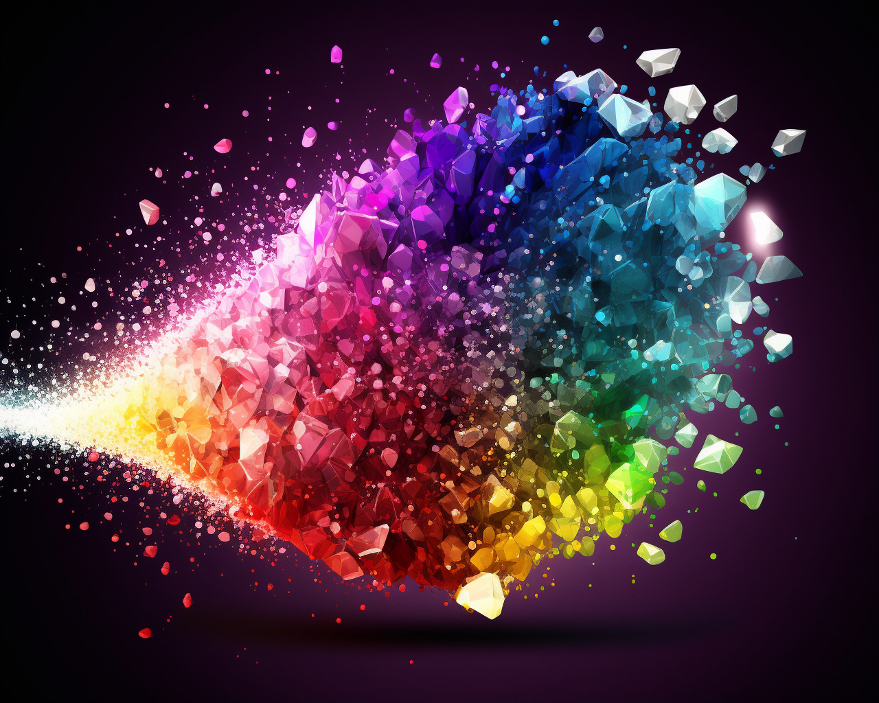 Rainbow Explosion Diamond Art Kit
