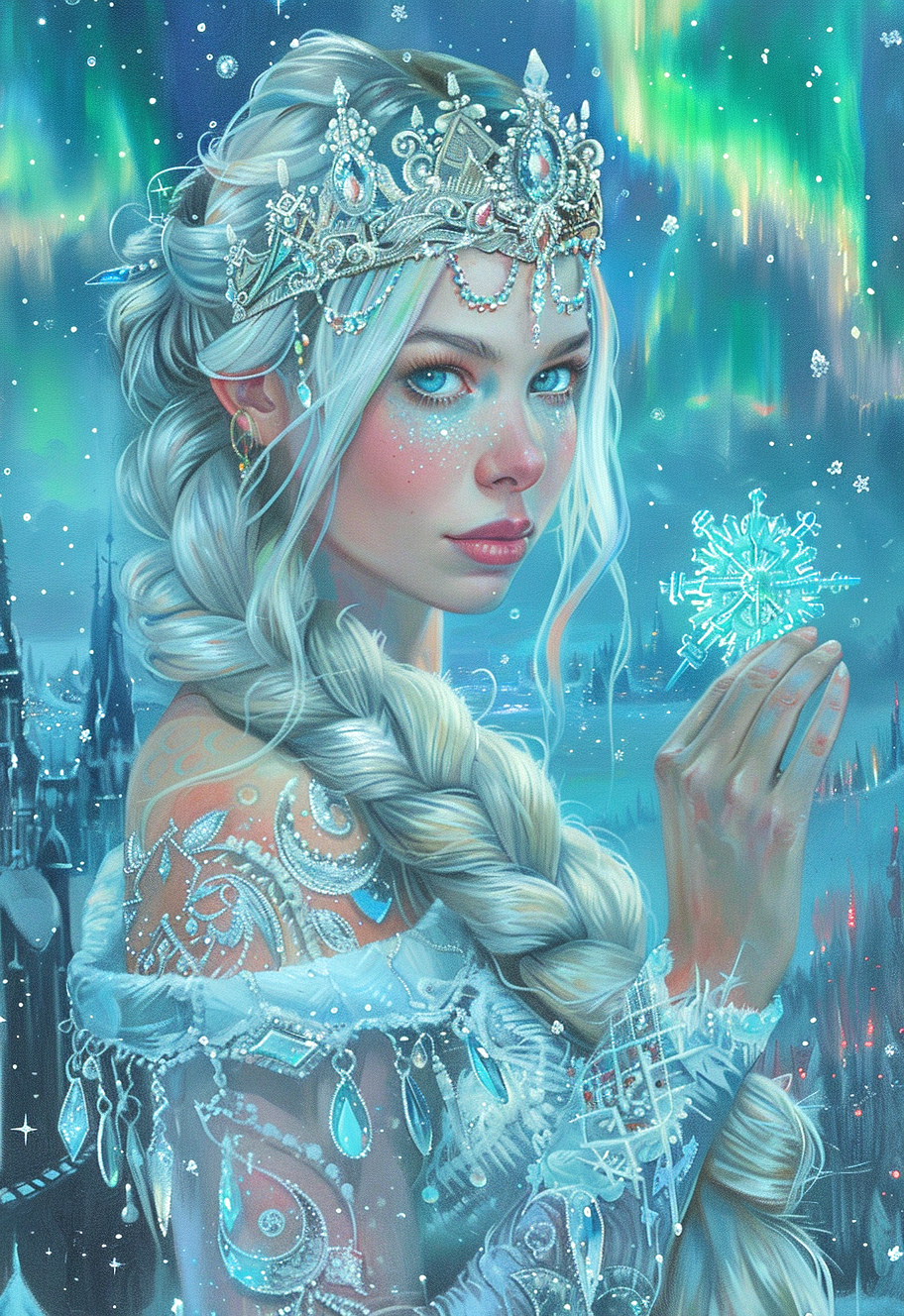 Snowflake Princess Diamond Art Kit