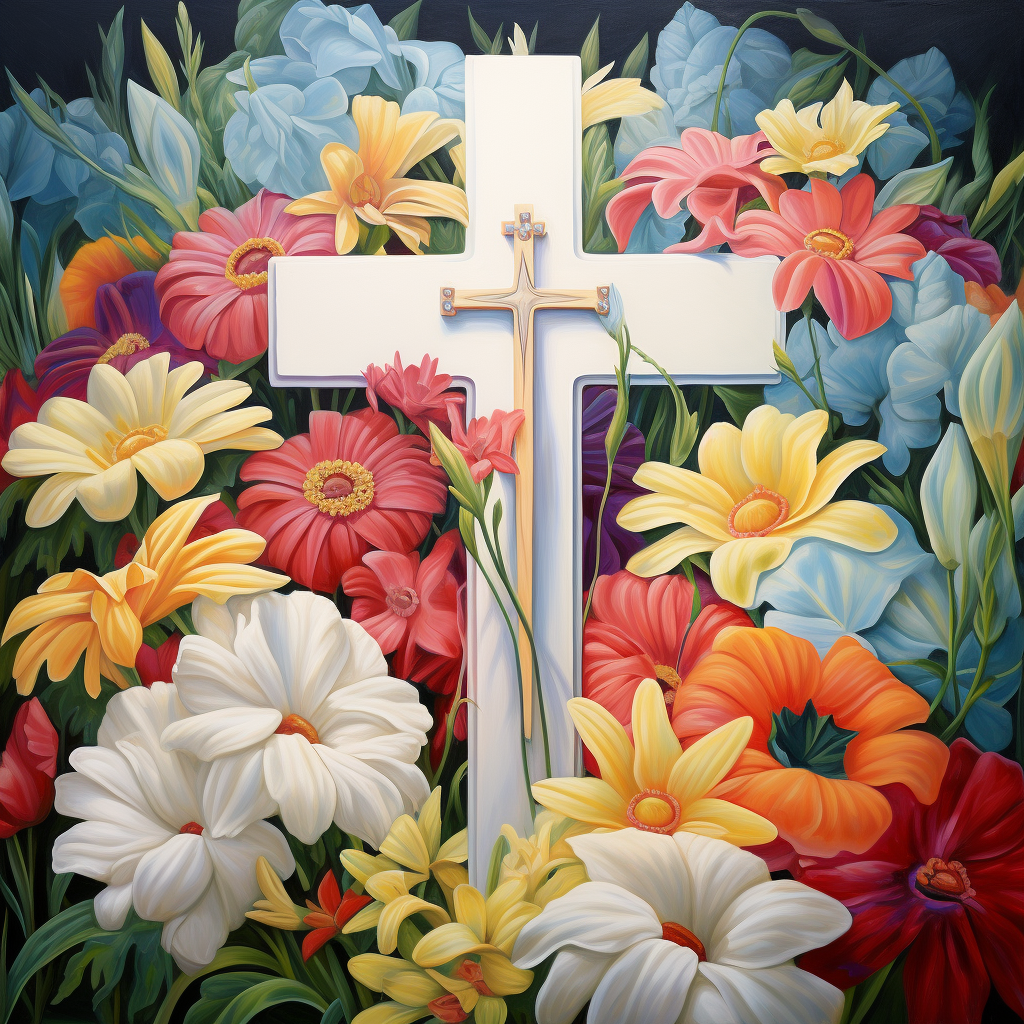 Whitecross In Flowers Diamond Art Kit