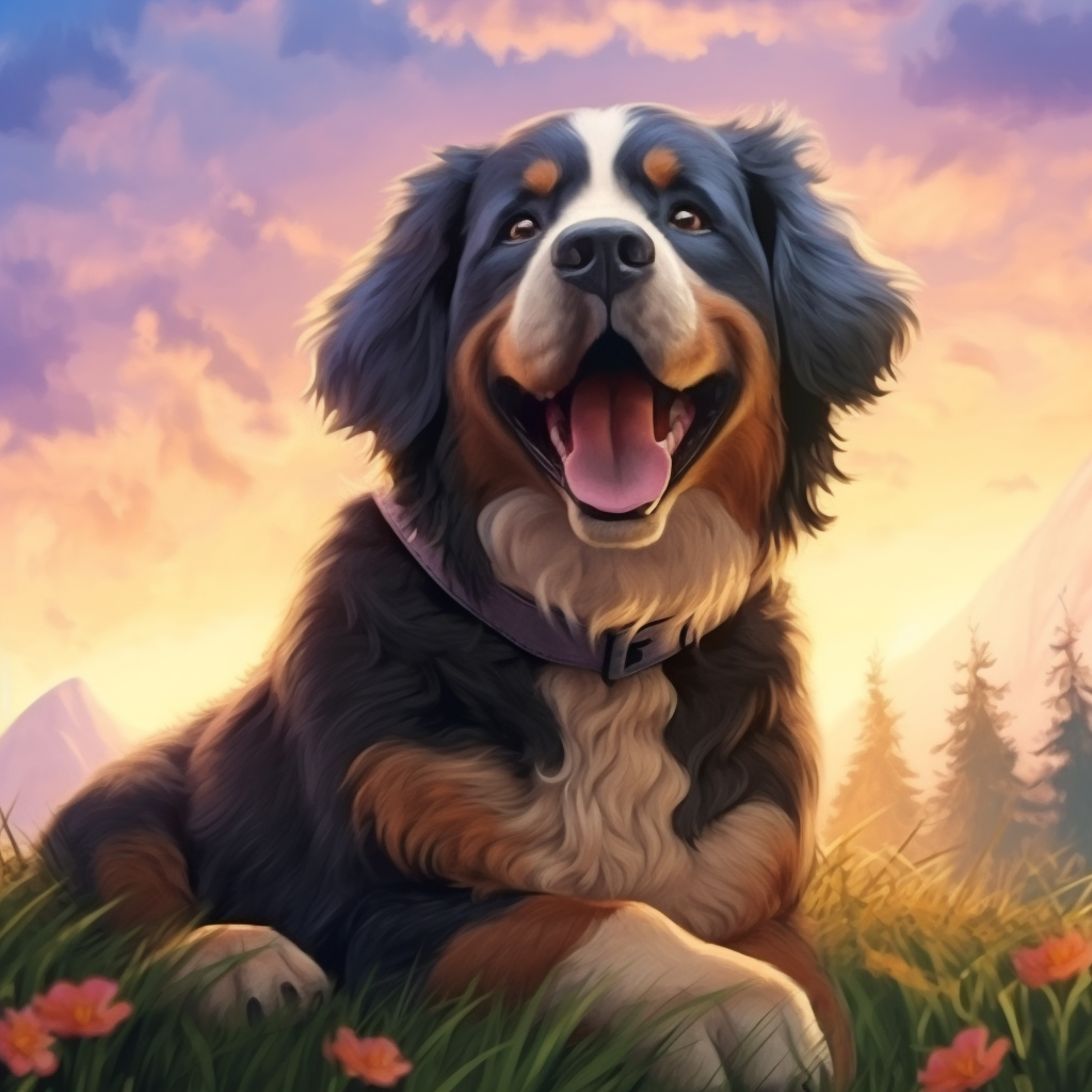 Bernese Sunset Diamond Art Kit