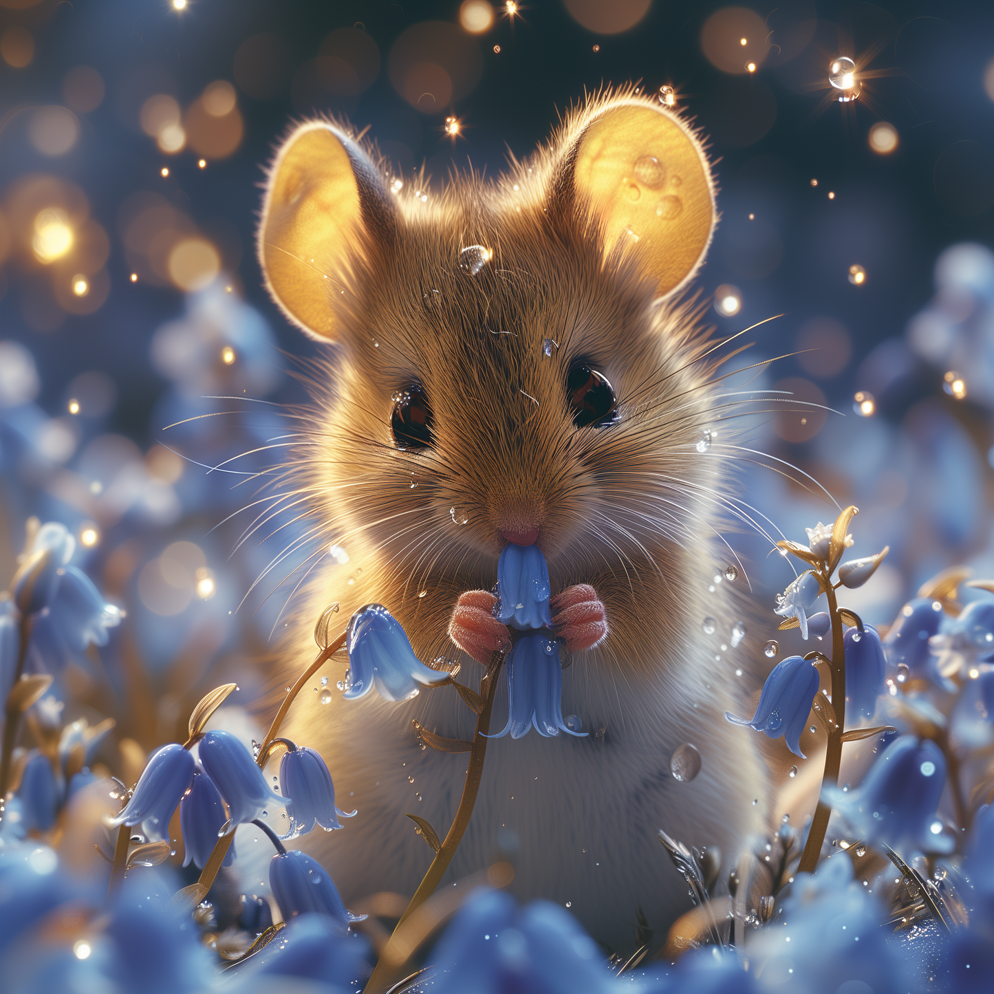 Bluebell Mouse Diamond Art Kit