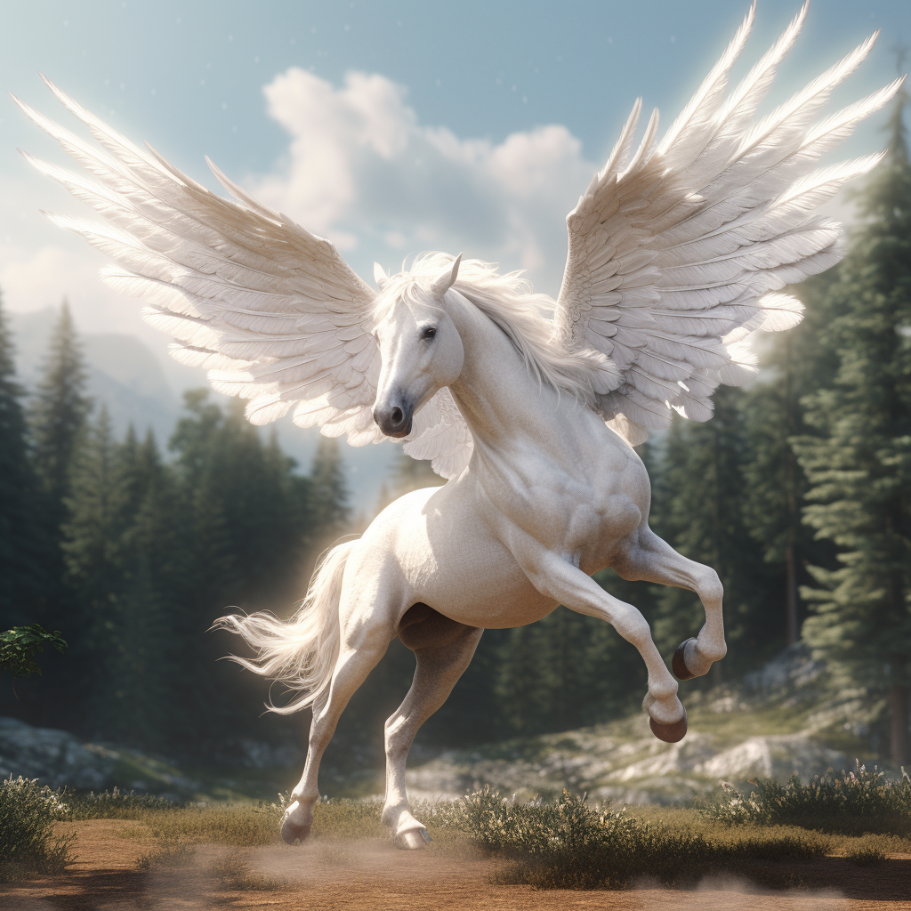 White Pegasus Forest Diamond Art Kit