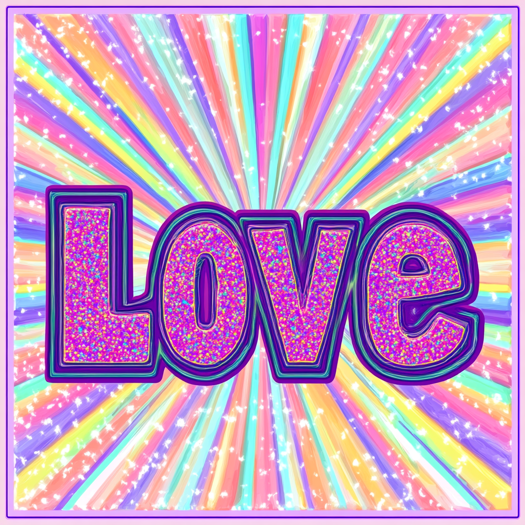 Colorful Bead Love Diamond Art Kit