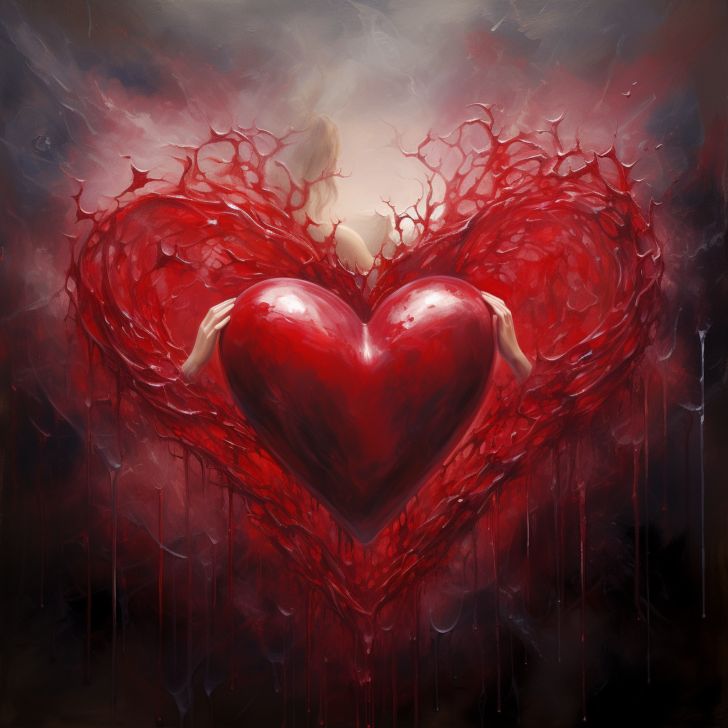 Two Hand Heart Diamond Art Kit