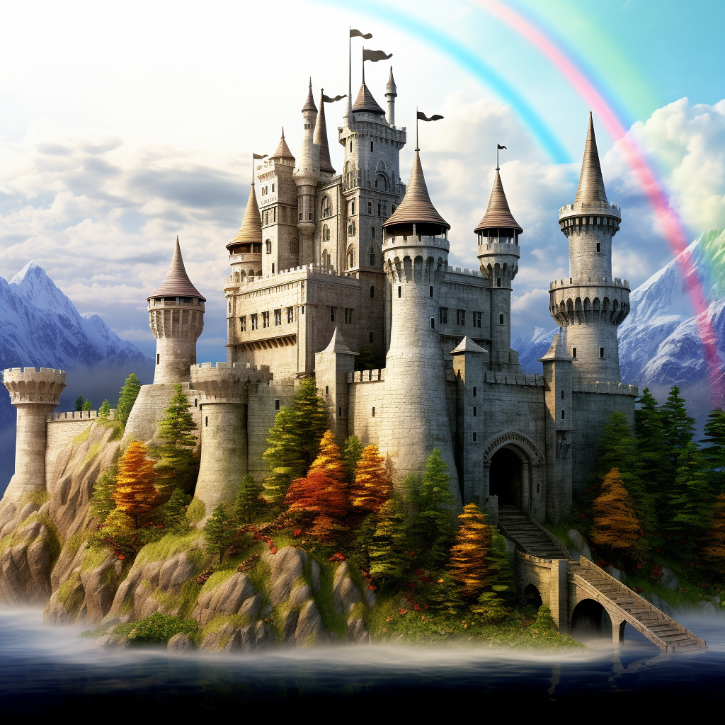 Pine Tree Castle Diamond Art Kit