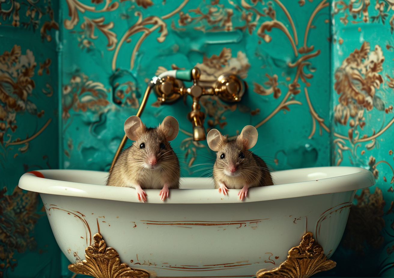 Bathtub Mice Diamond Art Kit