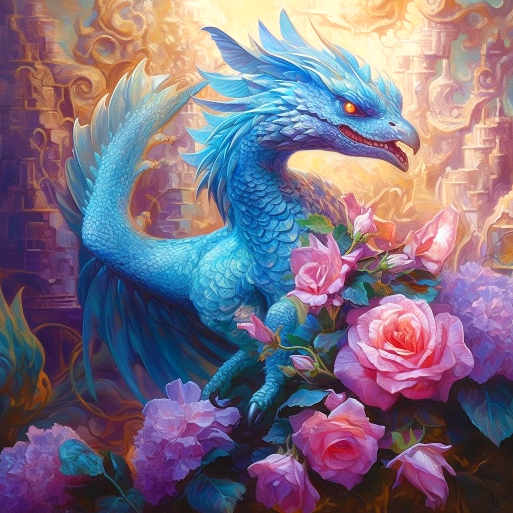 Bluedragon Roses Diamond Art Kit