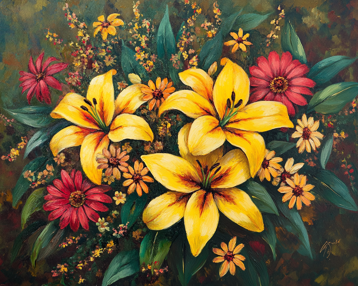 Yellow Flowers Diamond Art Kit