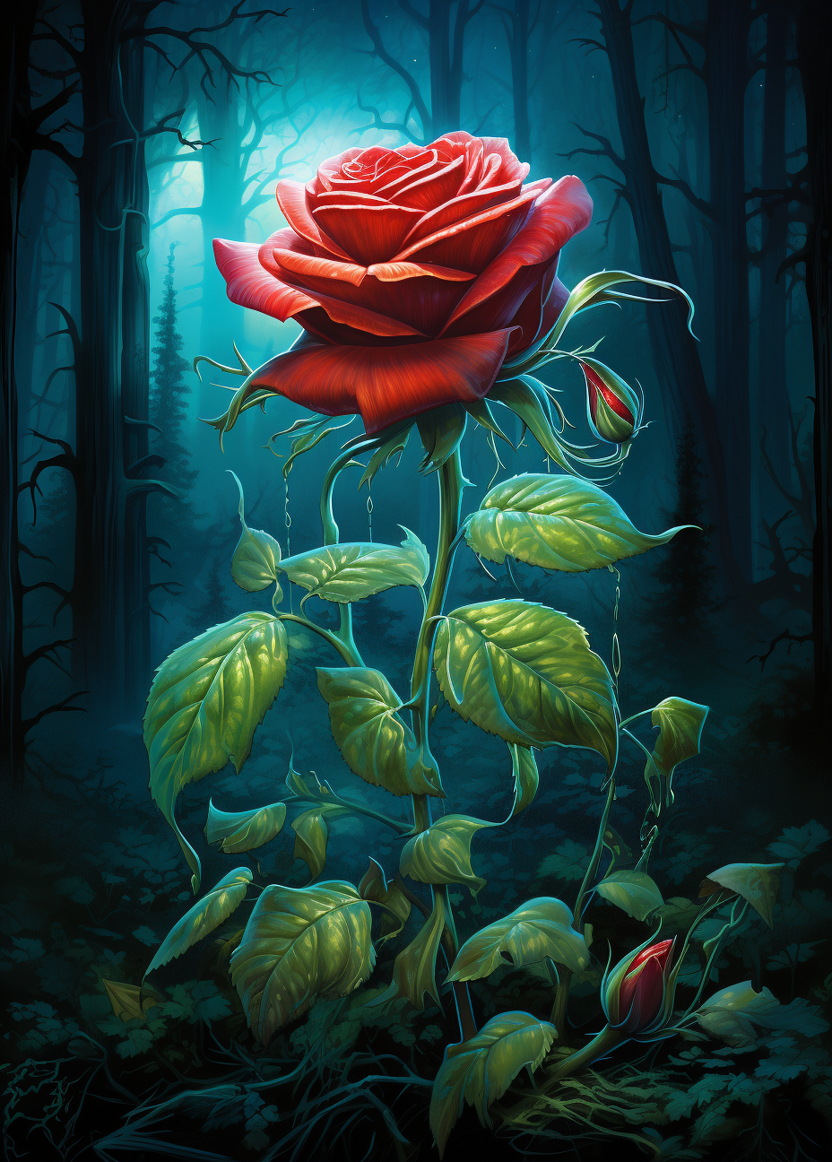 Greenleaf Forest Rose Diamond Art Kit