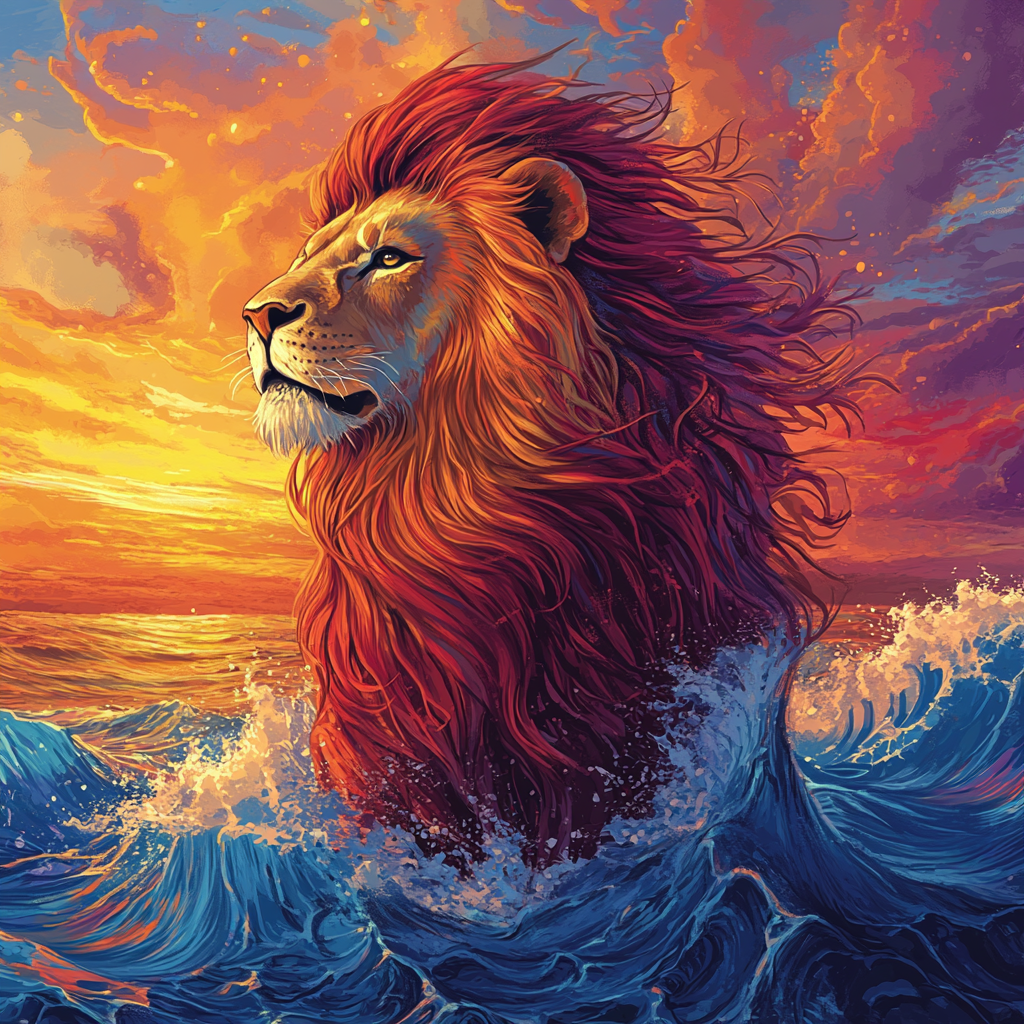 Lion Of The Sea Diamond Art Kit