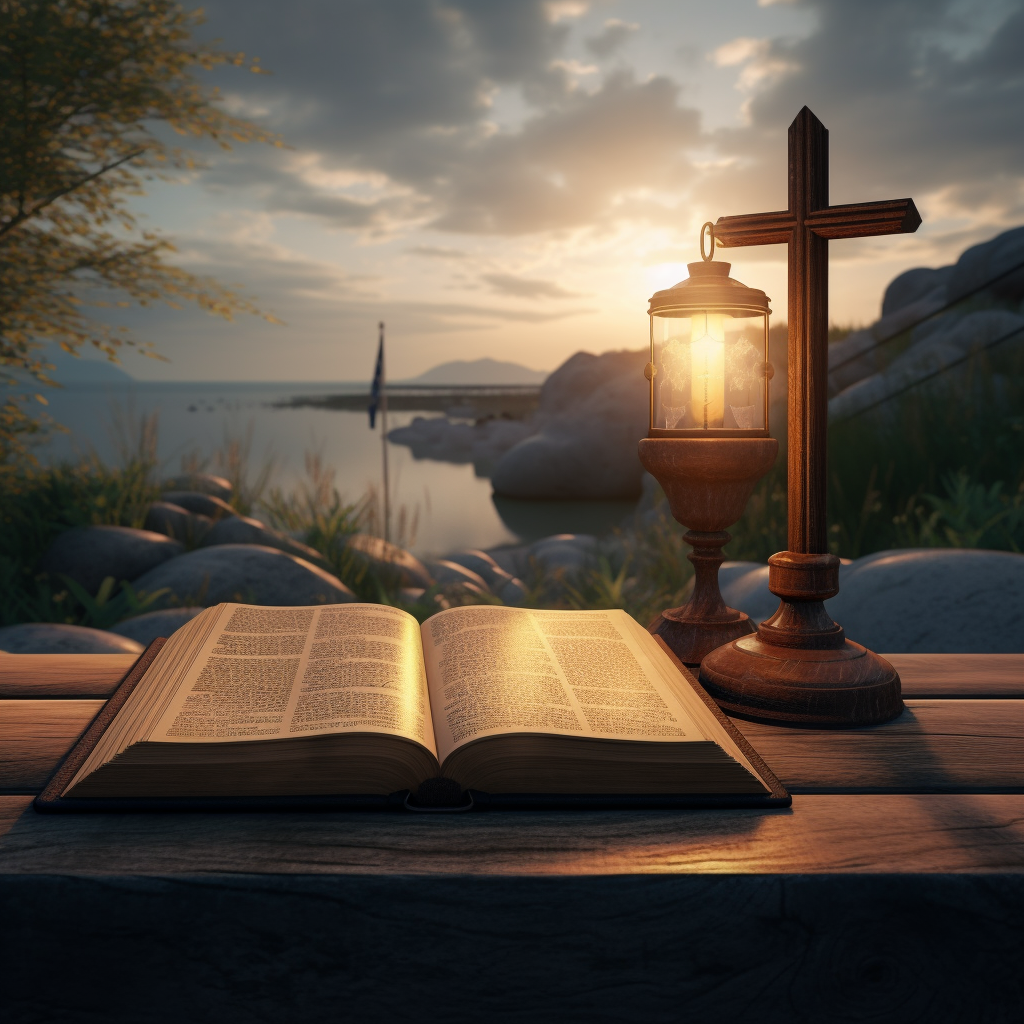 Bible Lamp Diamond Art Kit