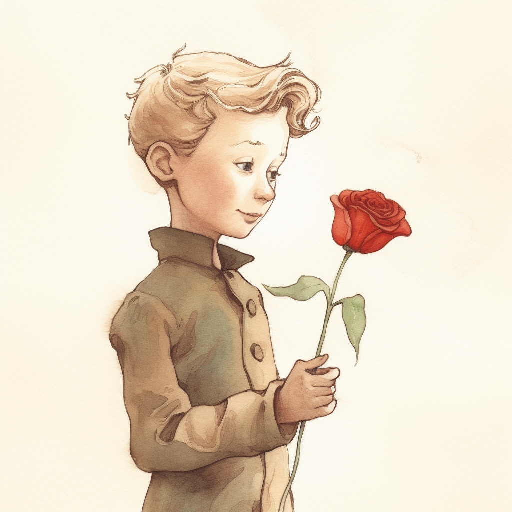 Red Rose Boy Diamond Art Kit
