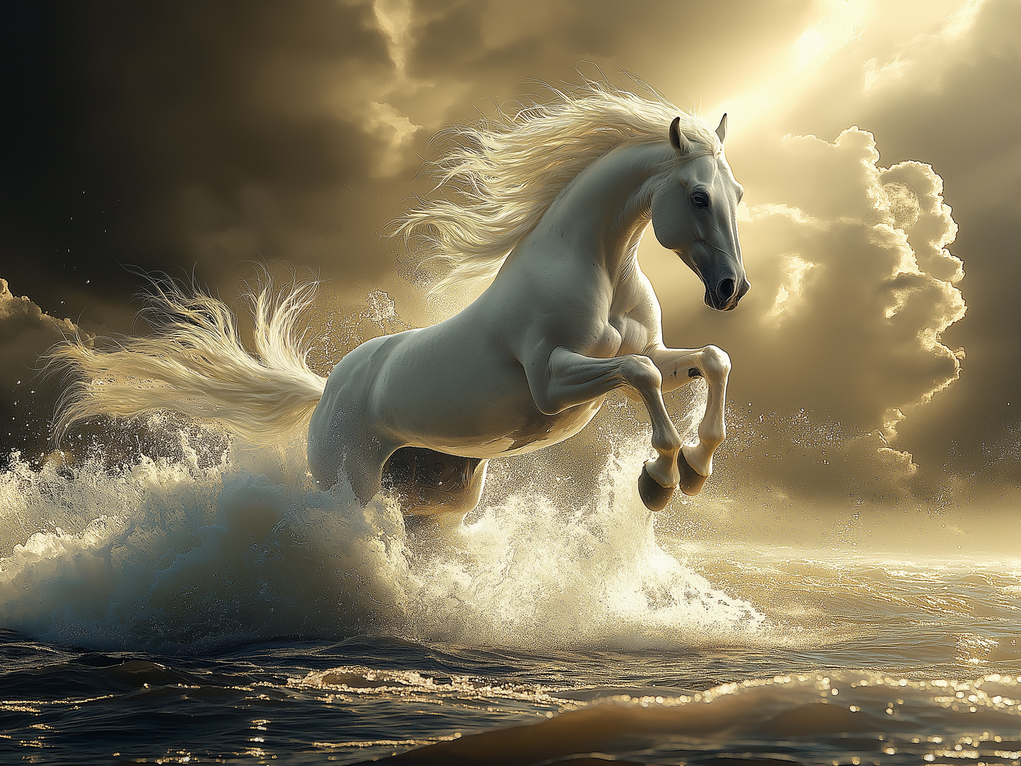 Horse From The Sea Diamond Art Kit