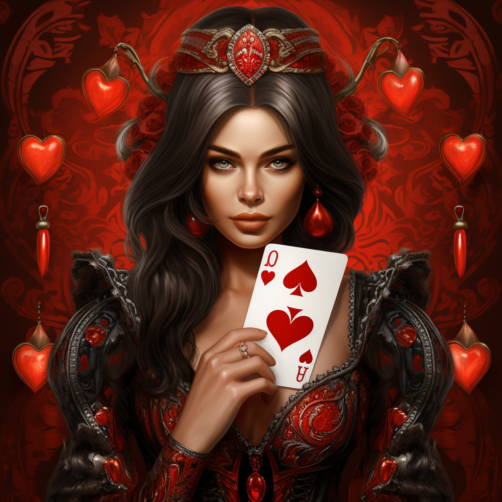 Red Heart Queen Diamond Art Kit