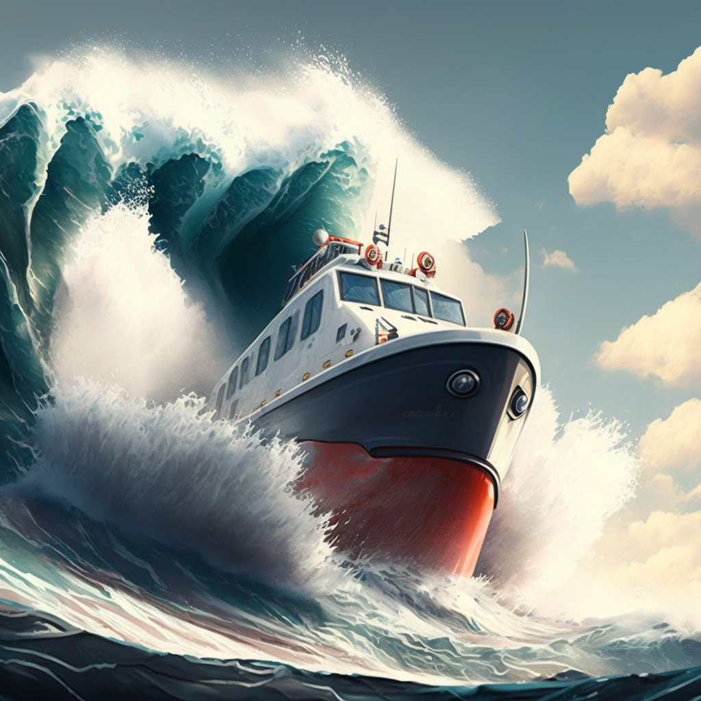 Rescue Boat Diamond Art Kit