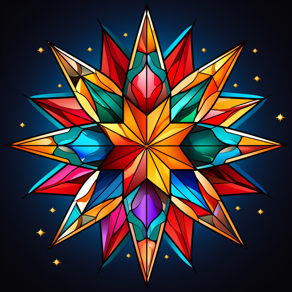 Multipoint Abstract Star Diamond Art Kit