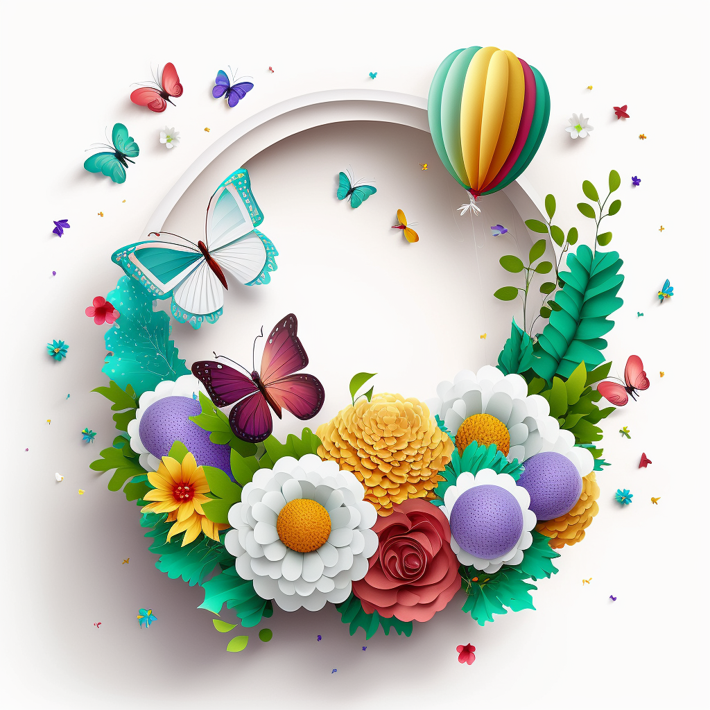 Flower Summer Wreath Diamond Art Kit