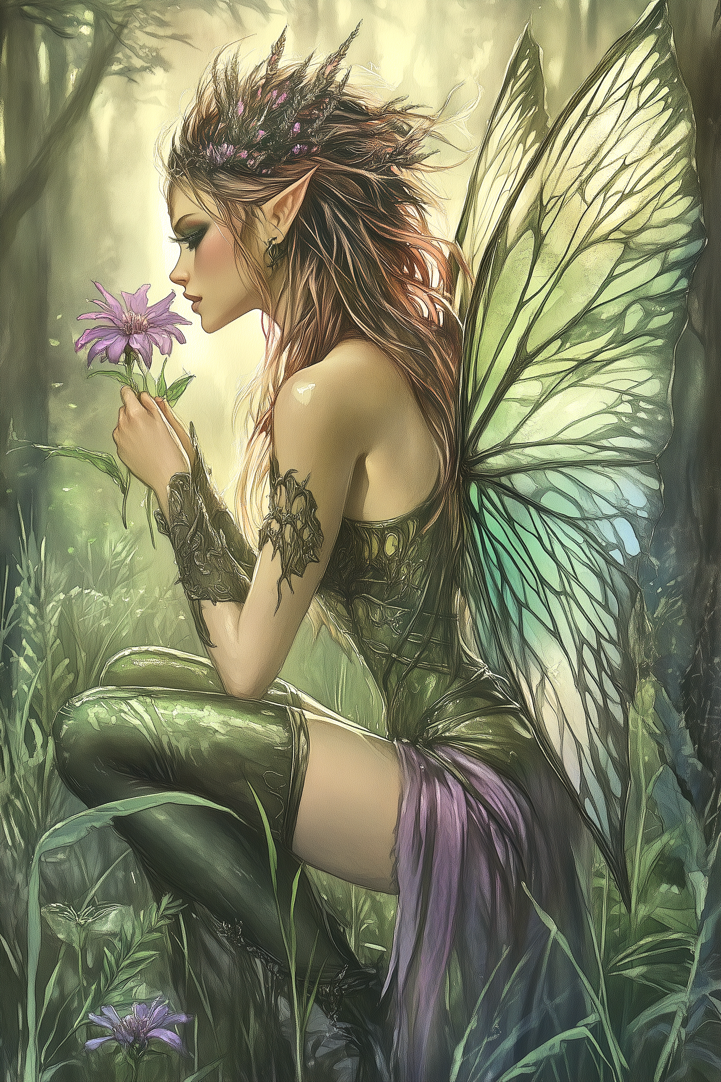 Spiked Hair Fairy Diamond Art Kit