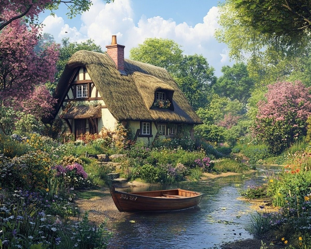 Country Cottage Diamond Art Kit