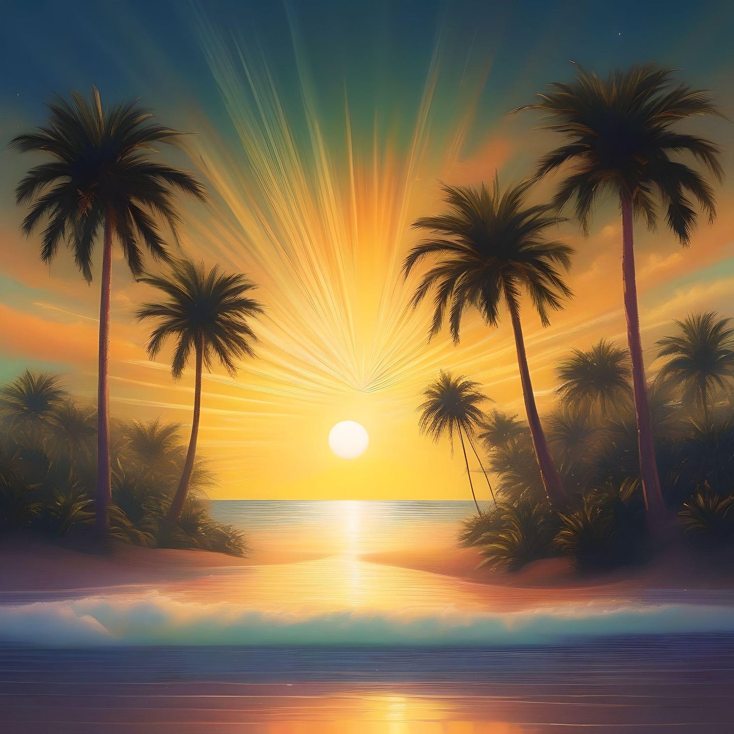 Radiant Sunbeach Diamond Art Kit