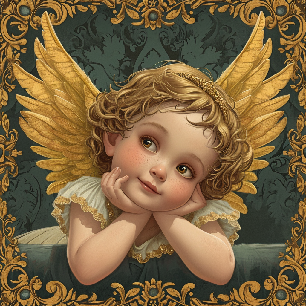 Goldwing Angel Girl Diamond Art Kit