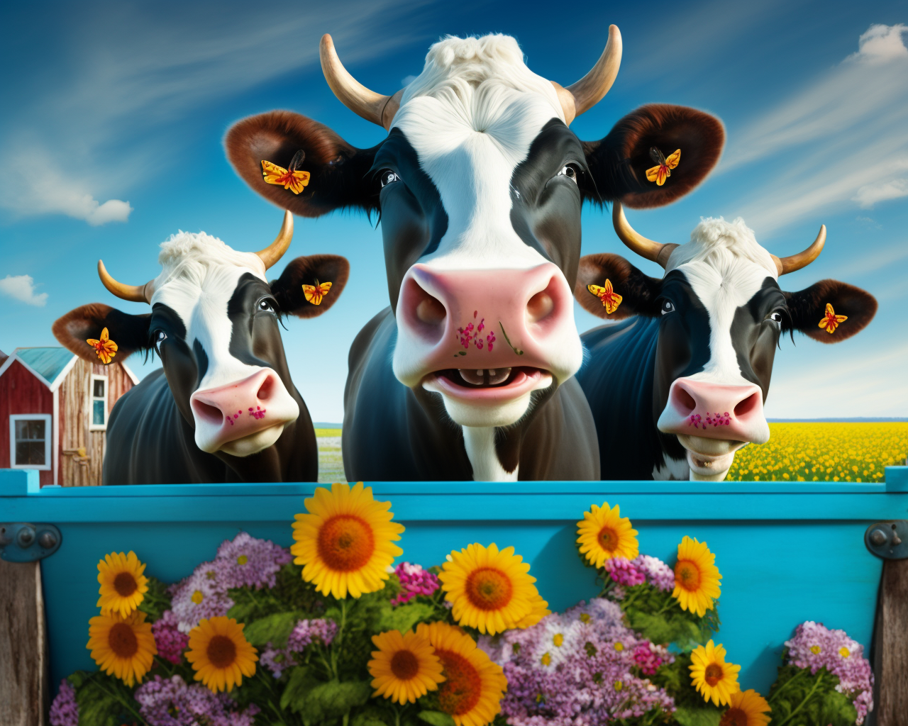 Happycow Water Trough Diamond Art Kit
