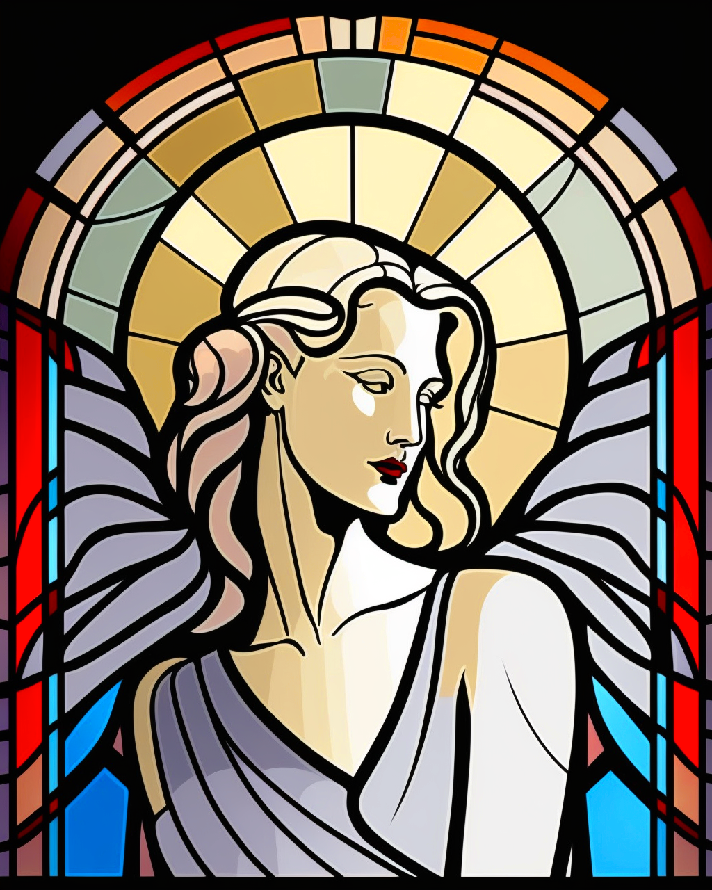 Woman Angel Abstract Diamond Art Kit