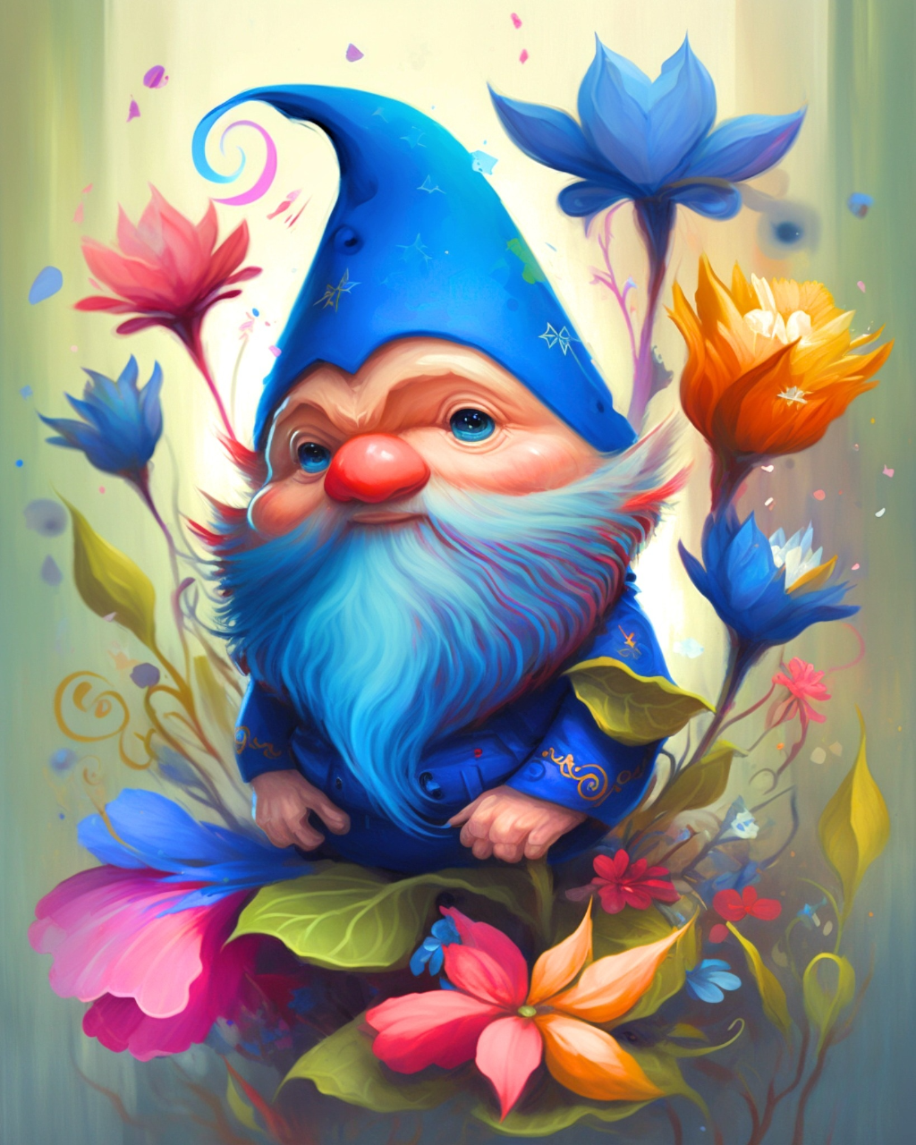 Red Nose Gnome Diamond Art Kit