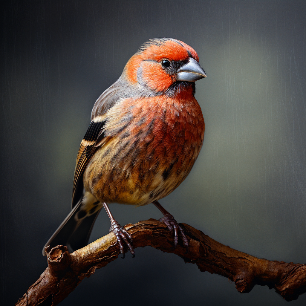 Finch On A Branch Diamond Art Kit