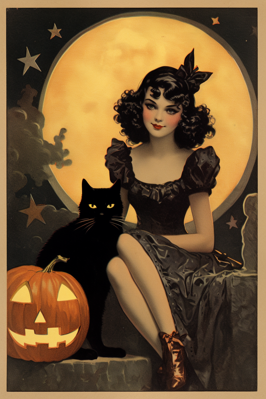 Vintage Halloween Diamond Art Kit