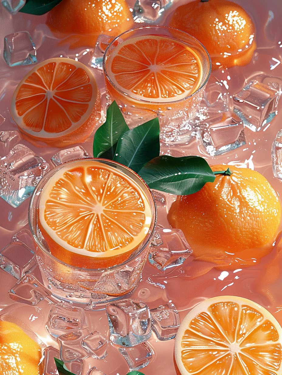 Oranges And Ice Diamond Art Kit