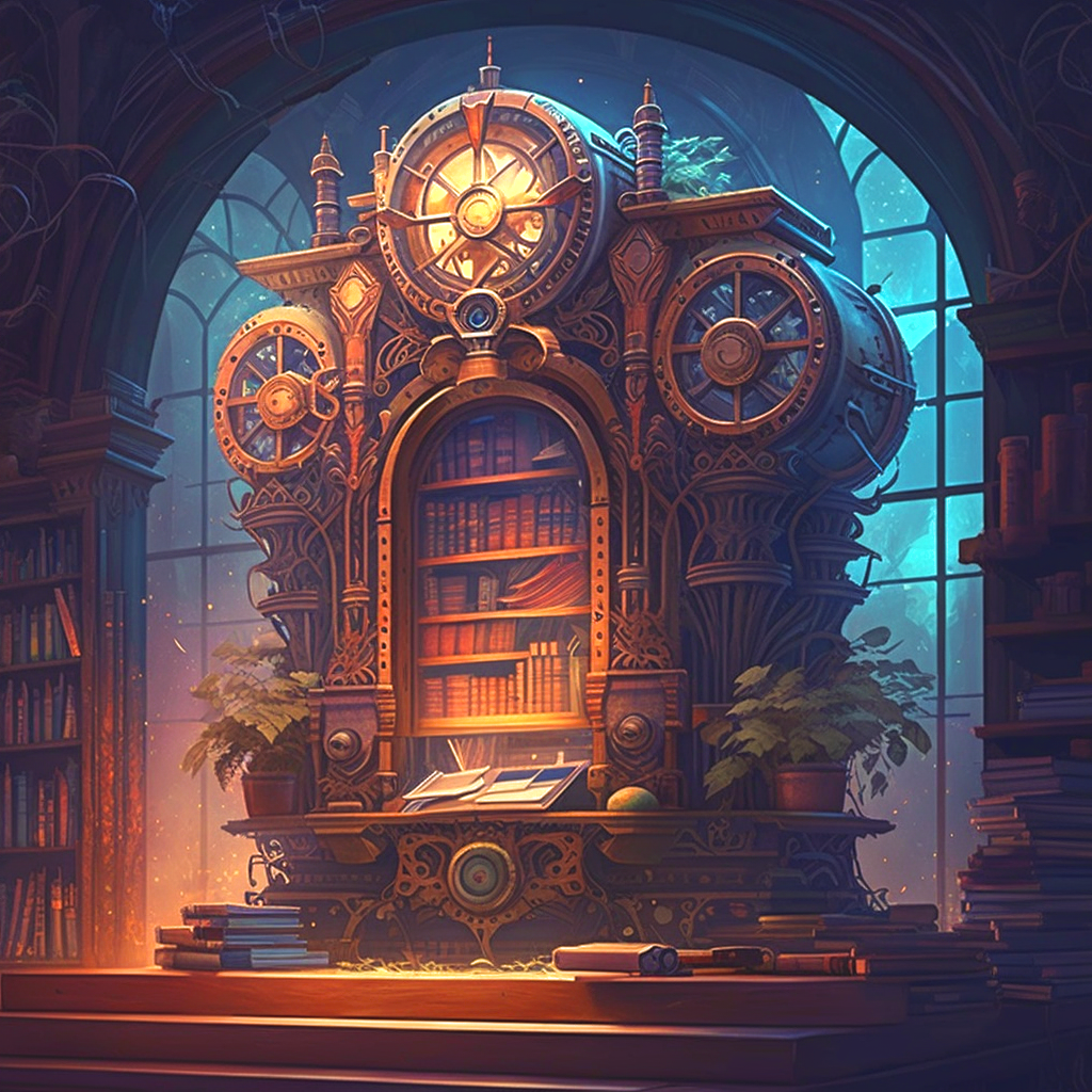 Steampunk Library Diamond Art Kit