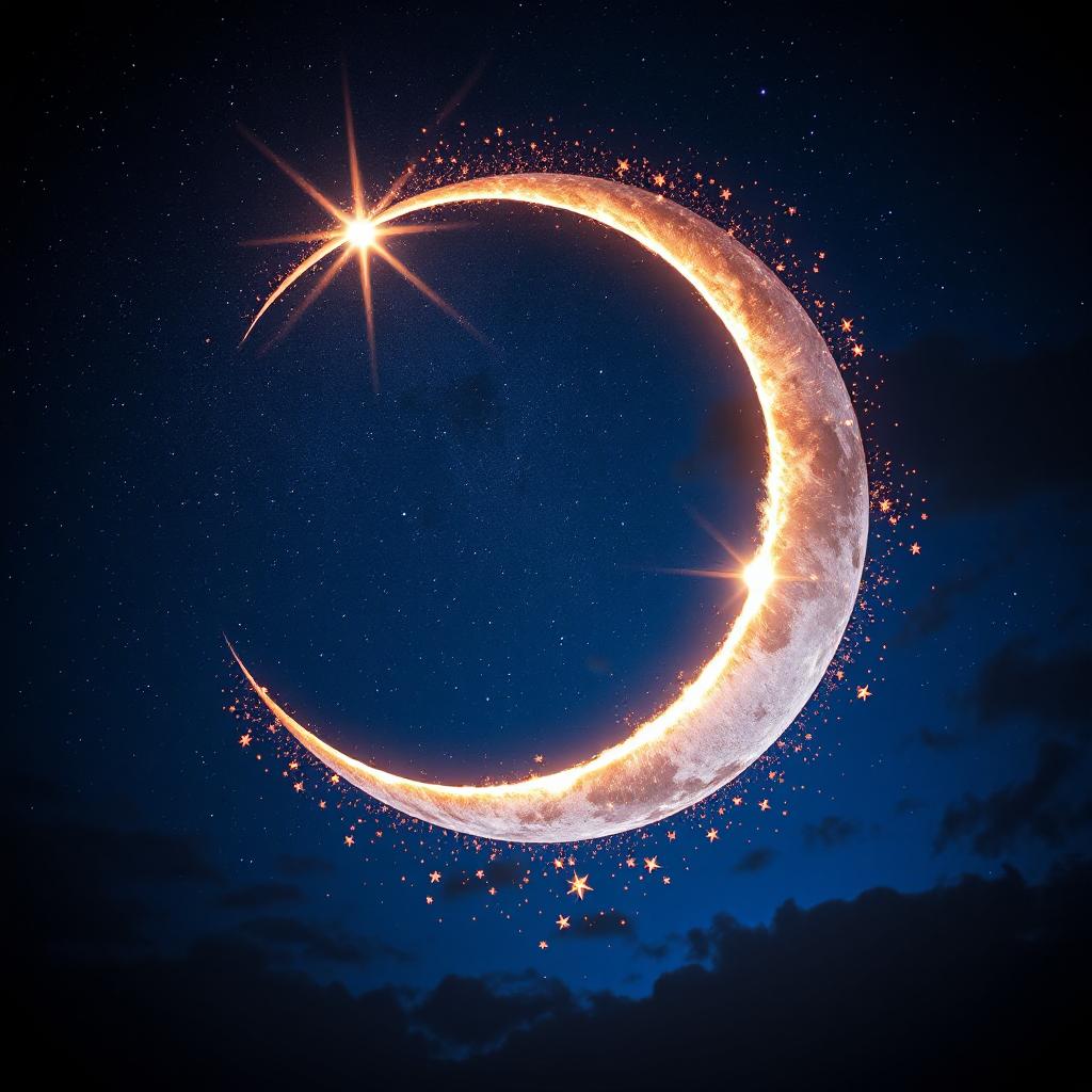 Star And Crescent Moon Diamond Art Kit