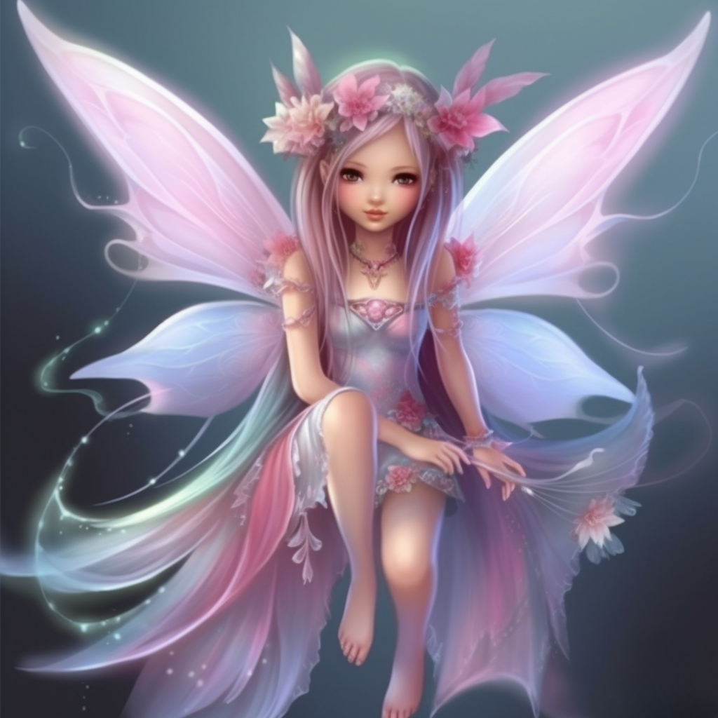 Pink Wing Fairy Diamond Art Kit
