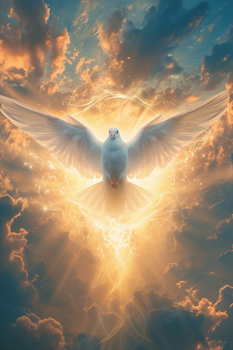 Dove From The Heavens Diamond Art Kit