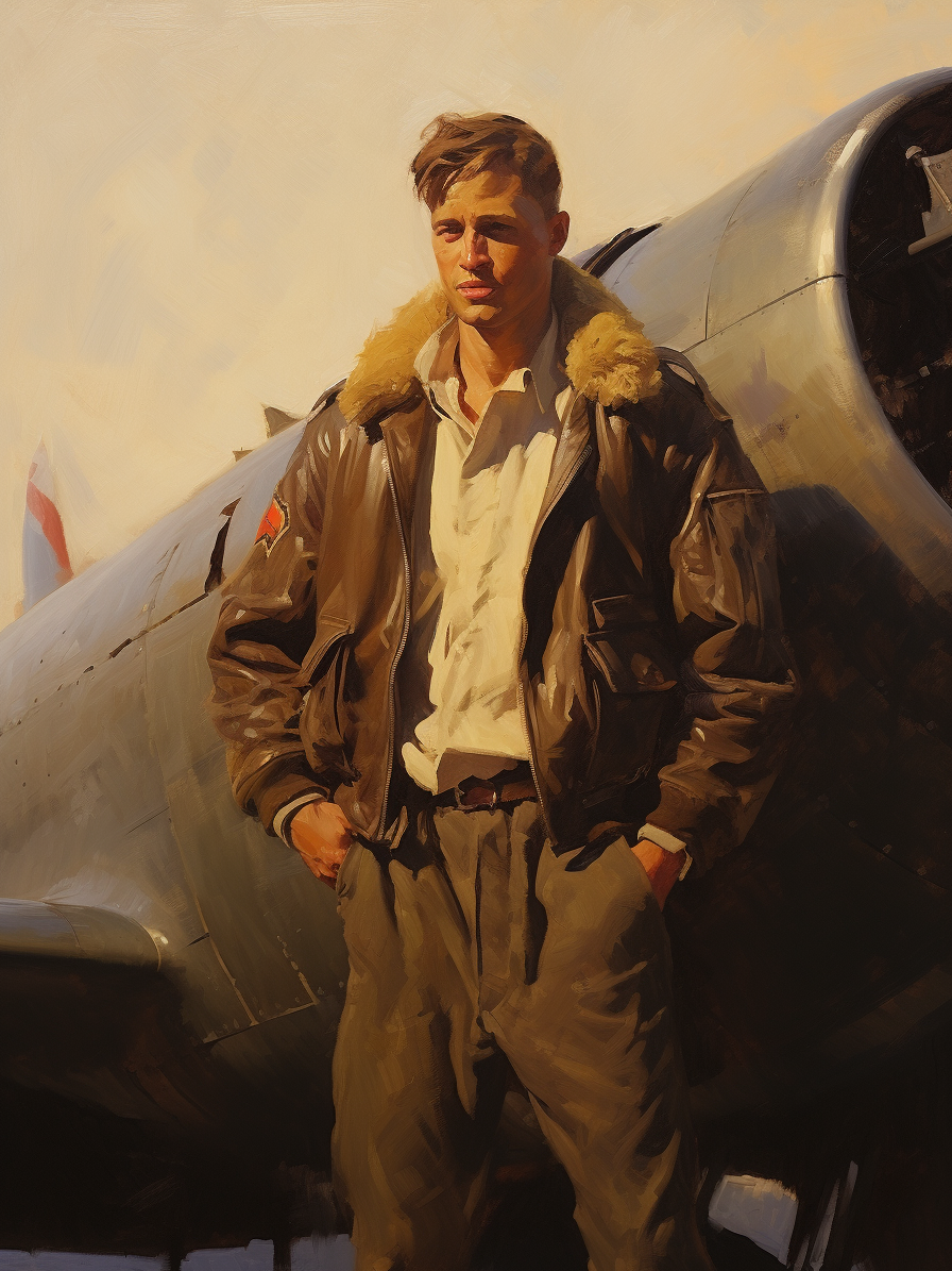World War Ii Pilot Diamond Art Kit