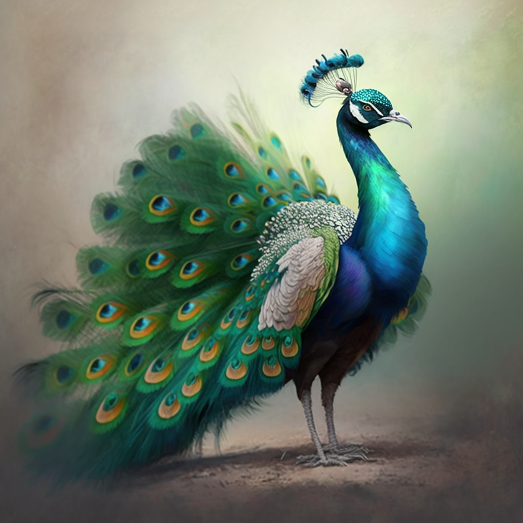 Pretty Peacock Diamond Art Kit