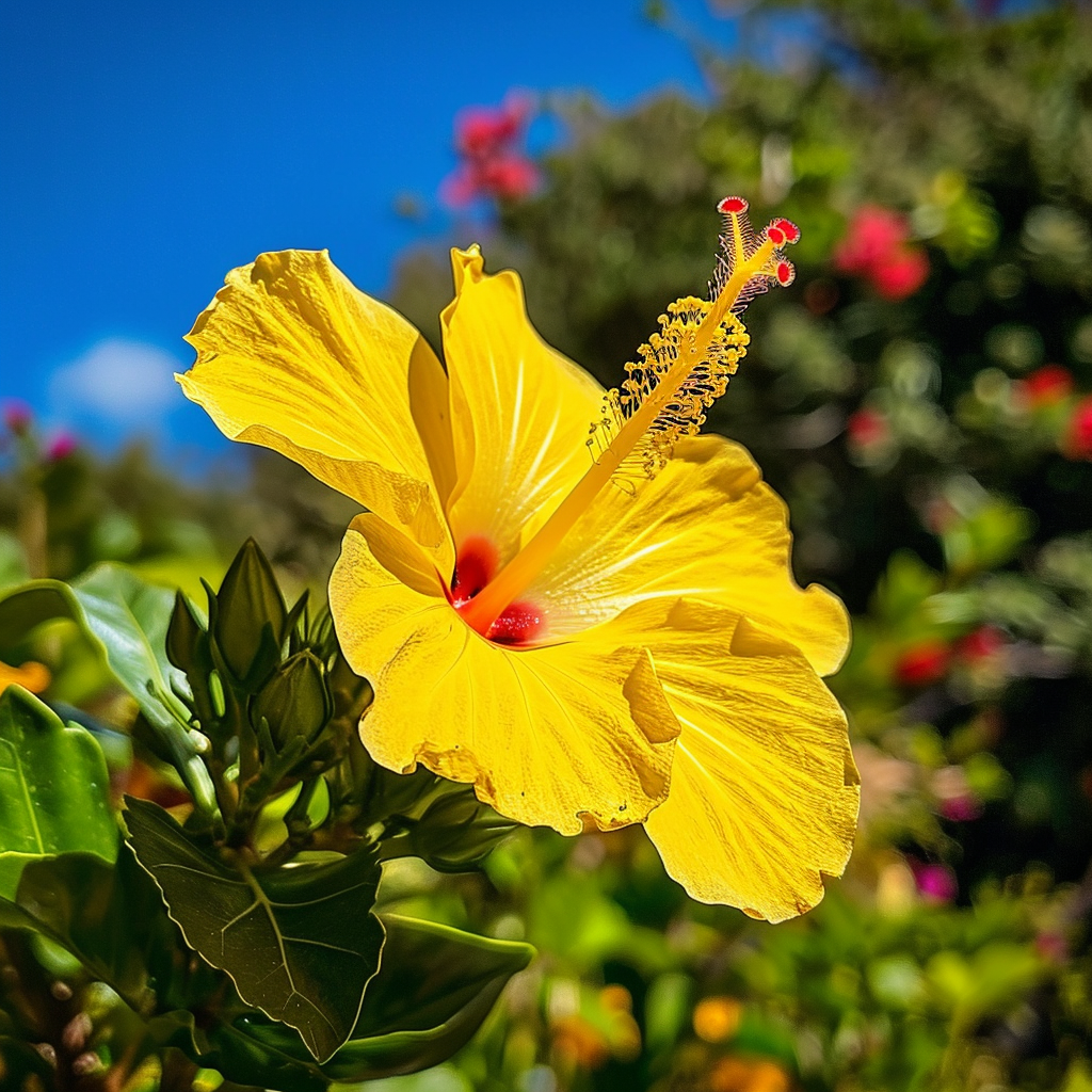 Yellow Hibiscus Flower Diamond Art Kit