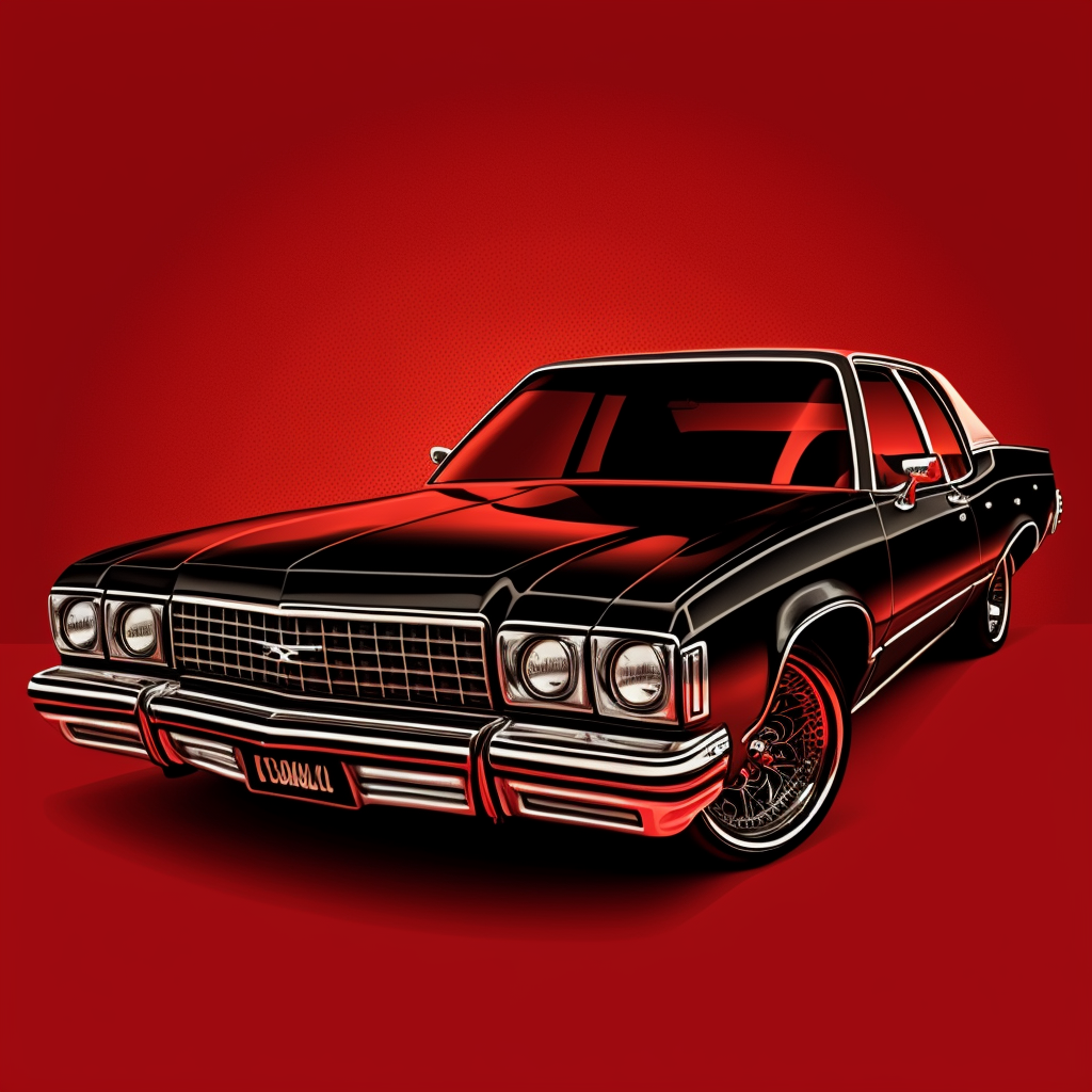 Black Classic Chevy Diamond Art Kit