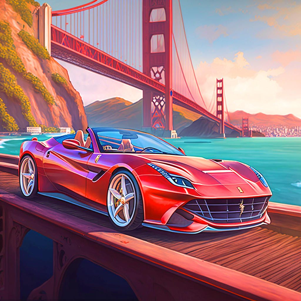 Redcar Goldengate Bridge Diamond Art Kit