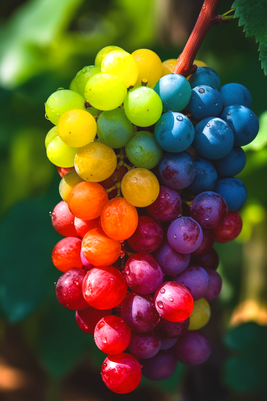 Rainbow Grapes Diamond Art Kit
