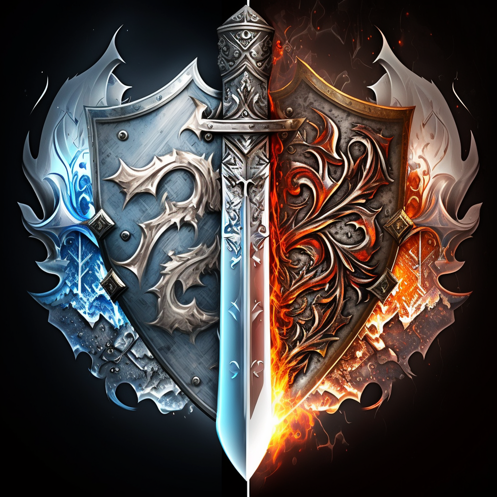 Fire Ice Sword Diamond Art Kit