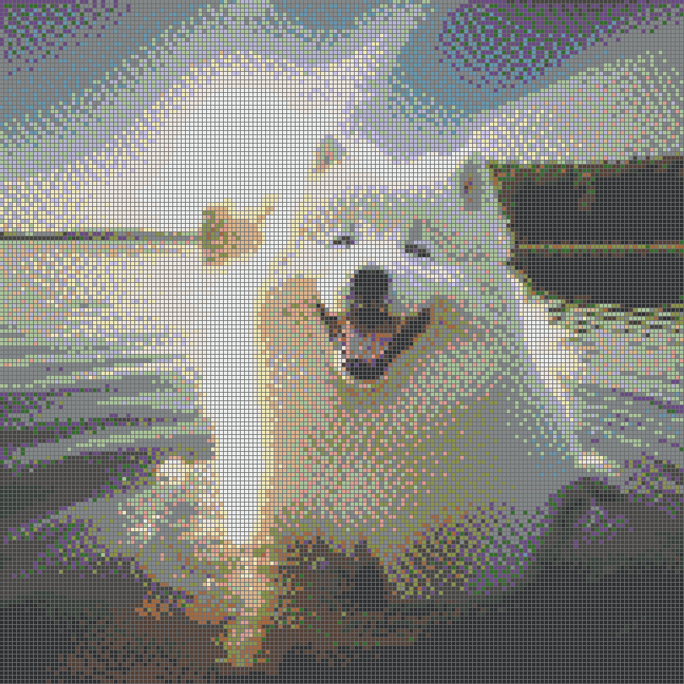 Happy Samoyed Diamond Art Kit